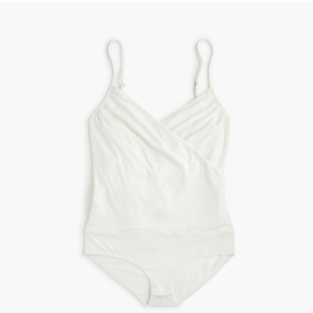 JCrew wrap-front cami bodysuit
